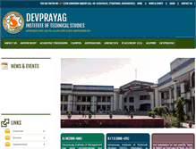 Tablet Screenshot of devprayag.ac.in